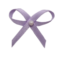 princess style beautiful bowknot shape set beads wholesale satin ribbon